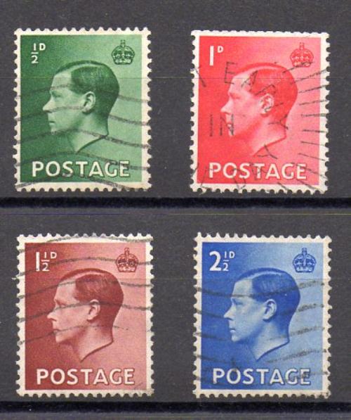 Inglaterra A&ntilde;o 1936 N&ordm; Yvert 205/08 (o)