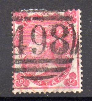 英国 1862年 Yvert 编号 21 (o)