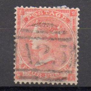 英国 1862年 Yvert 编号 25 (o)