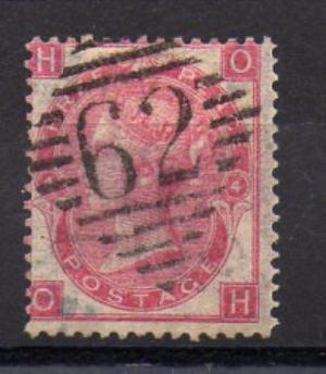 英国 1865年 Yvert 编号 28 (o)