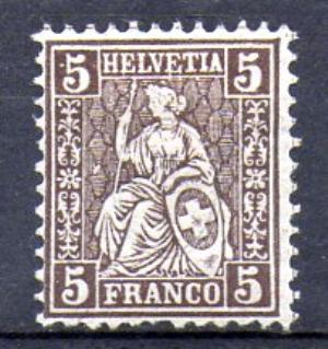 Suiza Año 1862 Nº 35c (*)