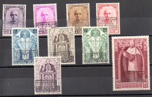 比利时 1929年 Yvert 编号 374A/74K (**)