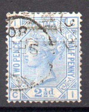 英国 1875年 Yvert 编号 57 (o)