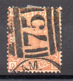 England Year 1876/1880 Nº Yvert 61 (o)