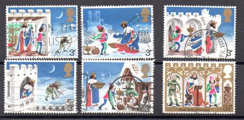 Inglaterra A&ntilde;o 1973 N&ordm; Yvert 702/07 (o)