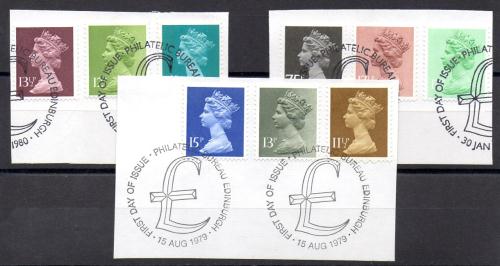 <p>Inglaterra A&ntilde;o 1979/1980 N&ordm; Yvert 900/08 (o)</p>