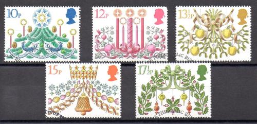 Inglaterra A&ntilde;o 1980 N&ordm; Yvert 959/63&nbsp;(o)