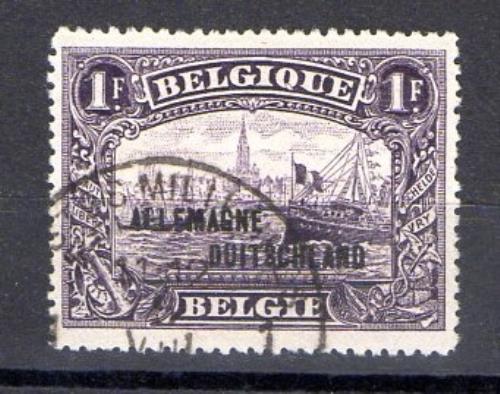 Sello de Belgische Militärpost im Rheinland Año 1919/21 Nº Michel 11 (o)
