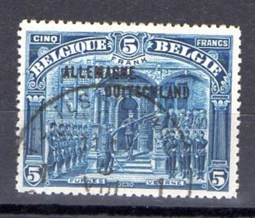 Sello de Belgische Militärpost im Rheinland Año 1919/21 Nº MIchel 13 (o)
